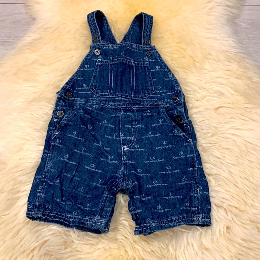 Calvin Klein Jean Overalls with Calvin Klein Print in size 24M